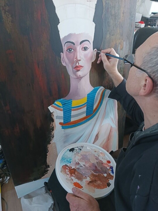 Steps of the making of the work