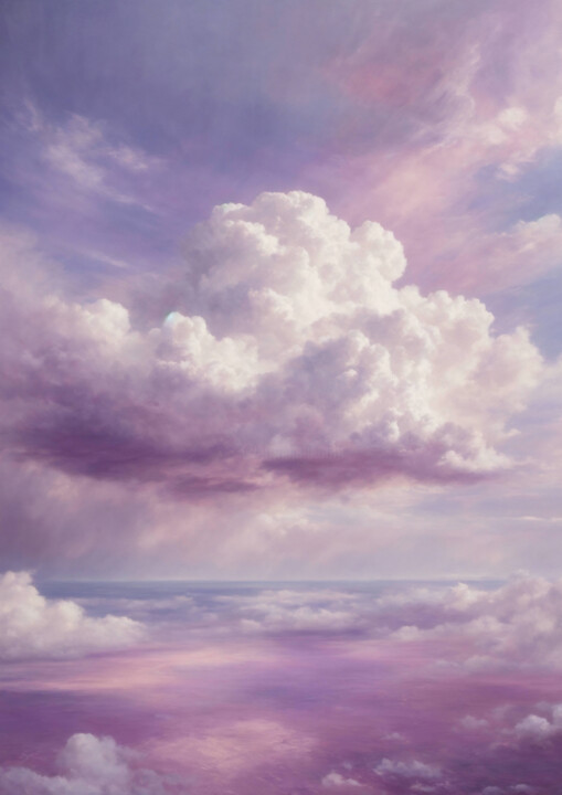 Abstract Lavender Sky 数字艺术