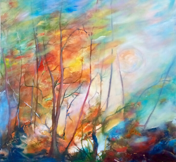 Flamboyance 绘画, 23.6x23.6 in