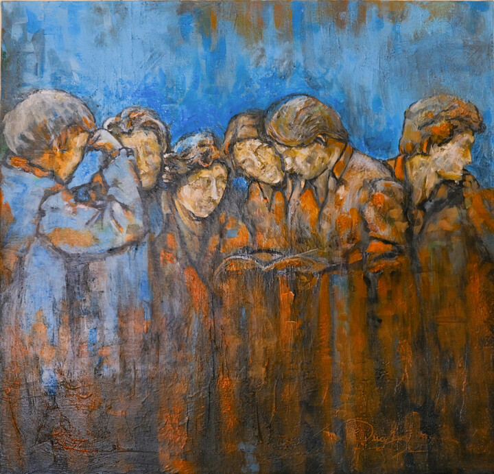 il piccolo giornale 绘画, 19.7x19.7 in