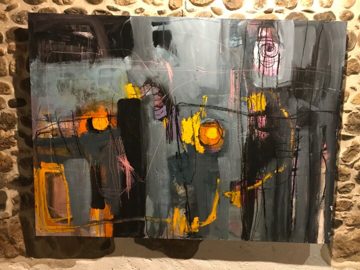 绘画,  35.4x51.2 in 