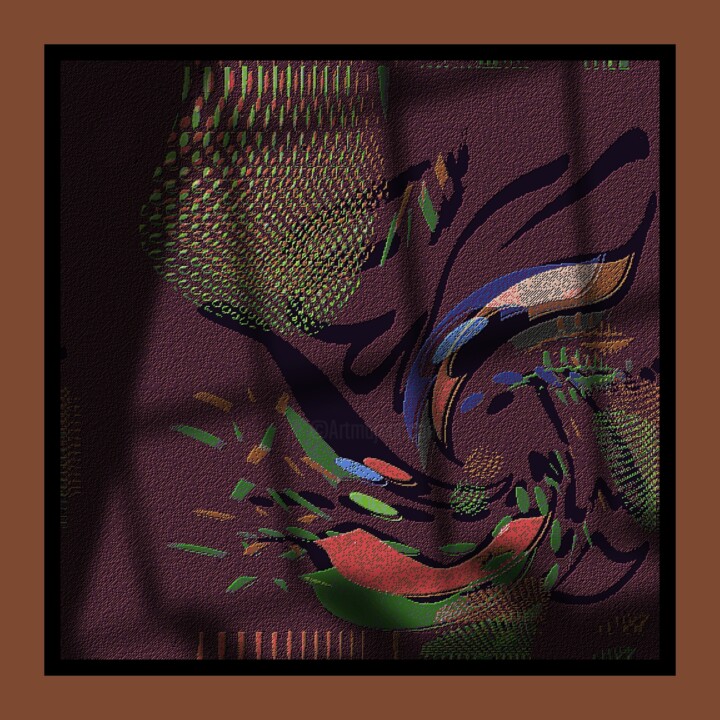Gribouille 1 数字艺术, 13.8x13.8 in