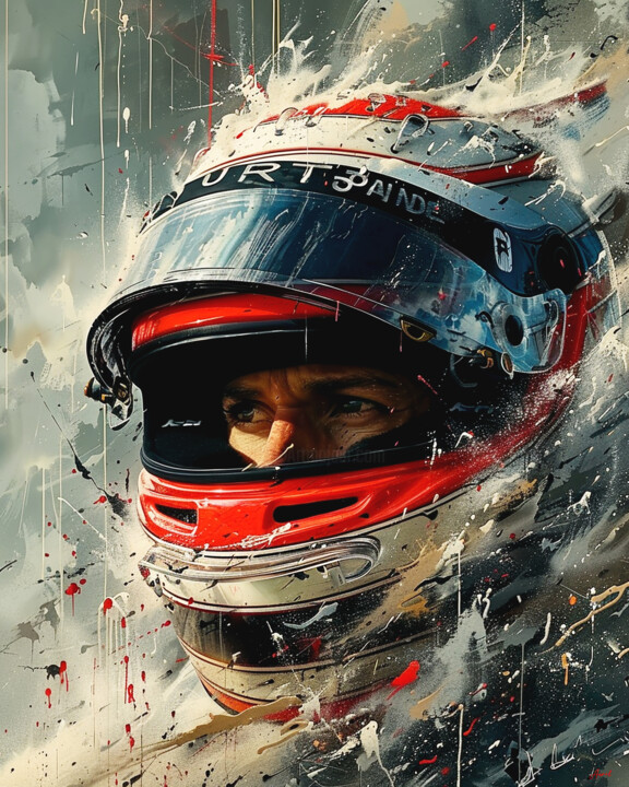 Formula 1 Pilot 数字艺术