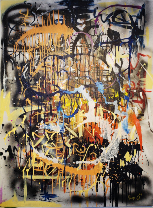 绘画,  48x36 in 