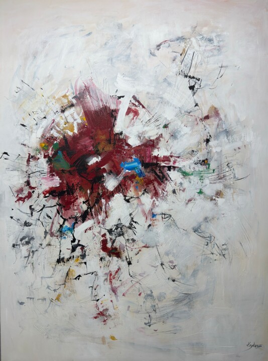 Inner Bloom 绘画, 63.8x47.4 in