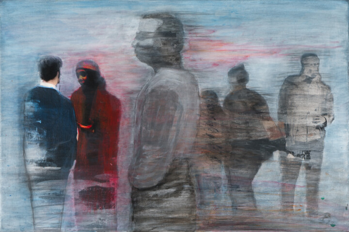 Rush Hour 绘画, 15.8x23.6 in