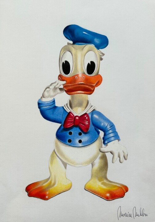 Donald Duck 图画, 16.5x11.7 in