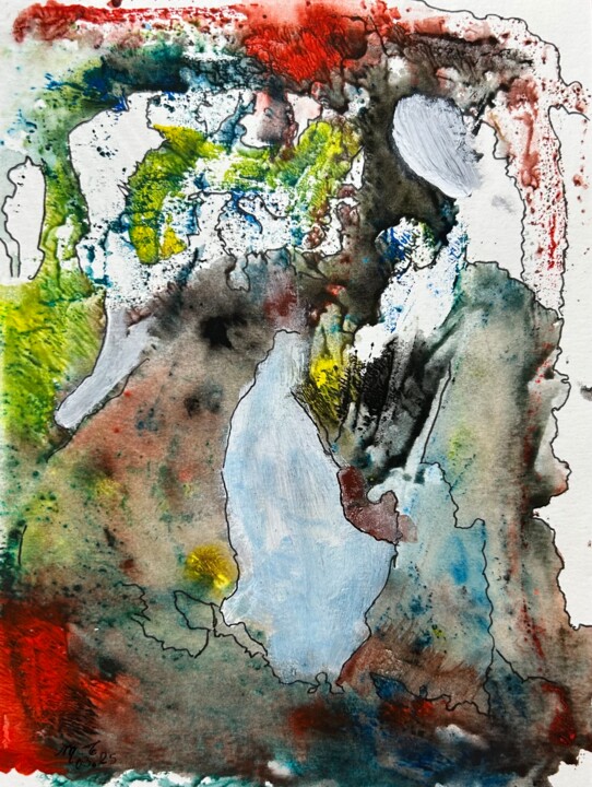 绘画,  7.7x5.8 in 