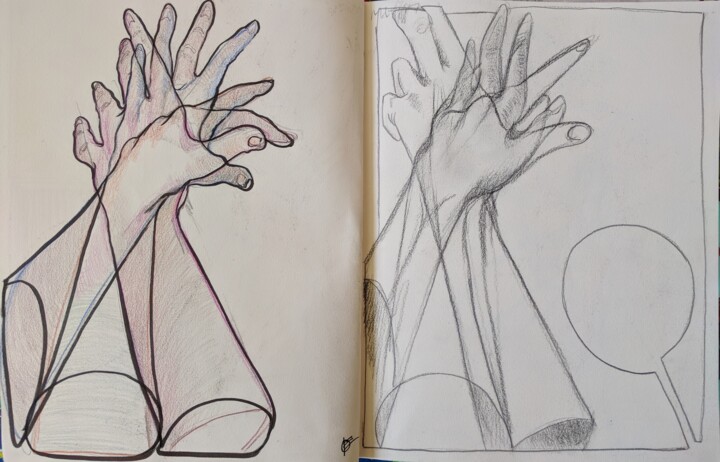 Sketchbook #5 pg4 图画, 11.7x16.5 in