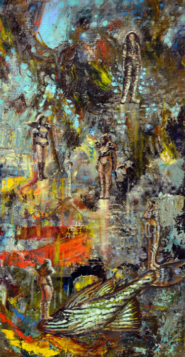 Genesis 绘画, 14.2x7.5 in