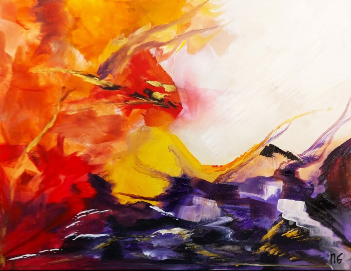 绘画,  18.1x24 in 