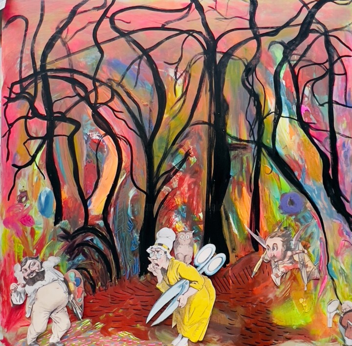 绘画,  31.5x31.5 in 