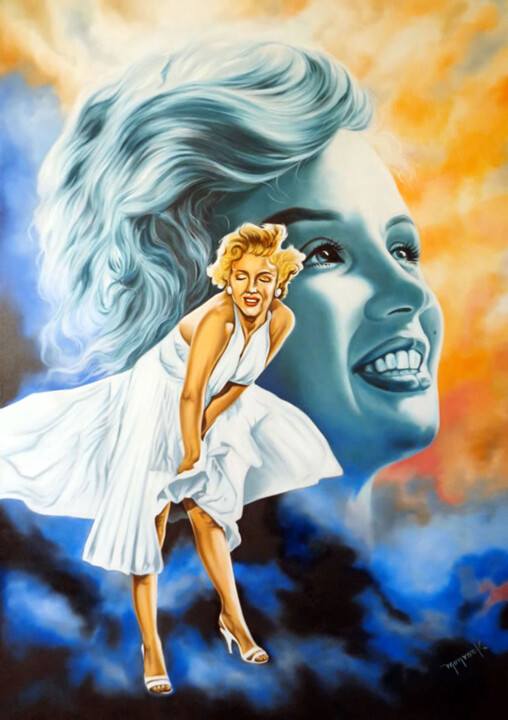 MM Hollywood Queen 绘画, 40.2x27.6 in