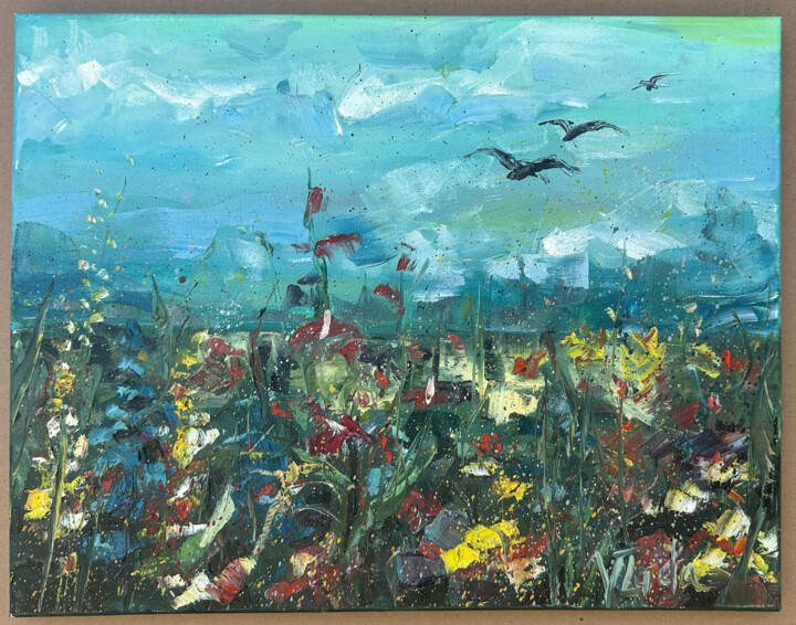 Summer time 미술작품, 16x20 in