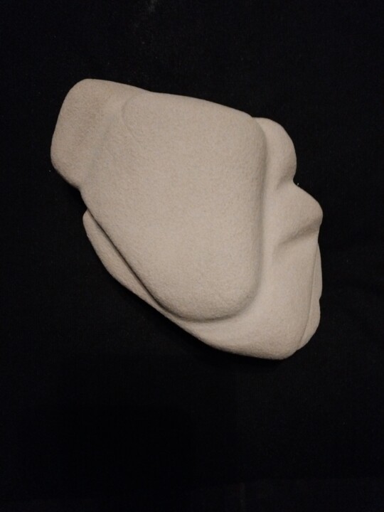 Rückseite Sandstein Skulptur 2/37 雕塑, 5.5x3.5 in