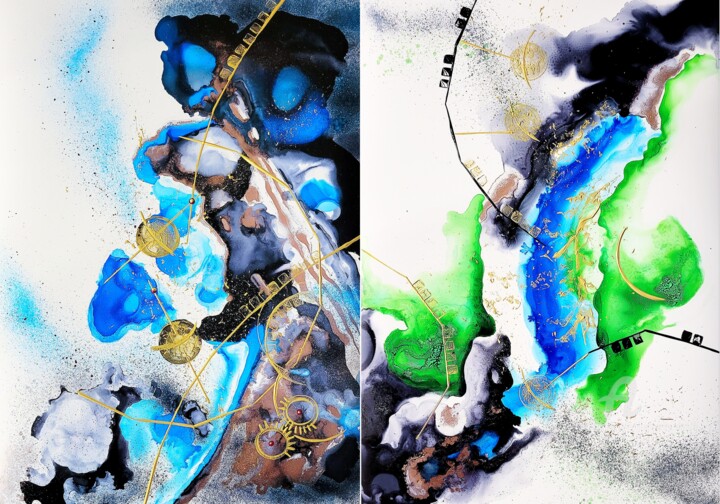 Mondes interstellaires Картина, 18,9x26,8 in