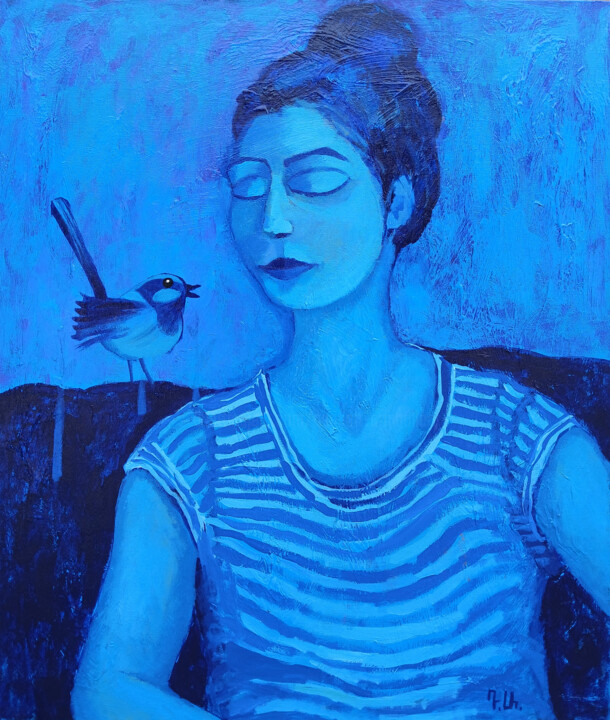 My Singing Bird 绘画, 27.6x23.6 in