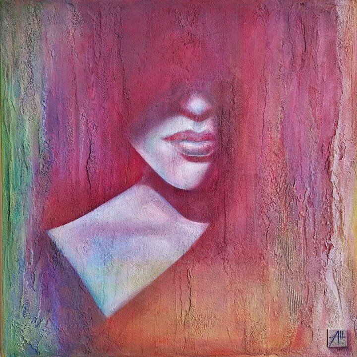 Hide and seek 绘画, 15.8x15.8 in