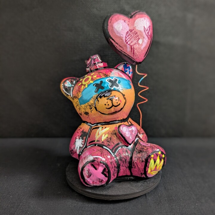 Sunrise bear, l'ourson Escultura, 6,3x3,9 in