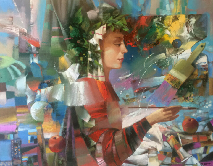 Painting,  27.6x35.4 in 