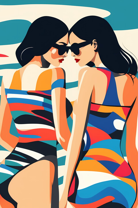 Summer Splash #24 Prenten & gravures, 17,7x11,8 in