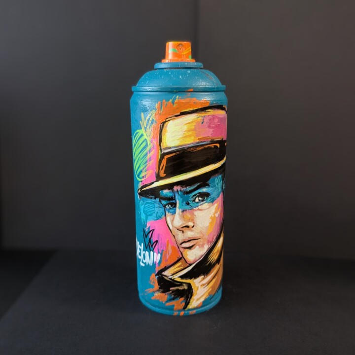 Alain Delon le samouraï, la bombe 雕塑, 7.5x2.8 in