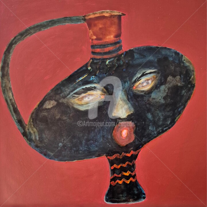 绘画,  13x13 in 