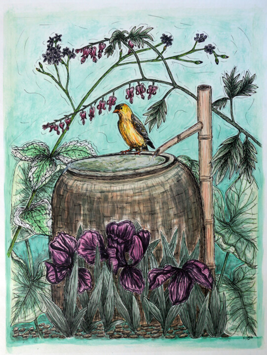 绘画,  21x16.5 in 