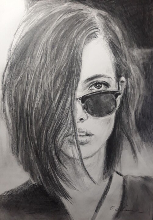 В очень черных очках Disegno, 11,7x8,3 in