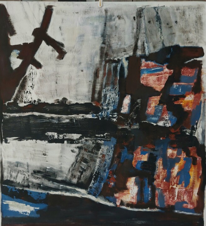 绘画,  34.7x31.9 in 
