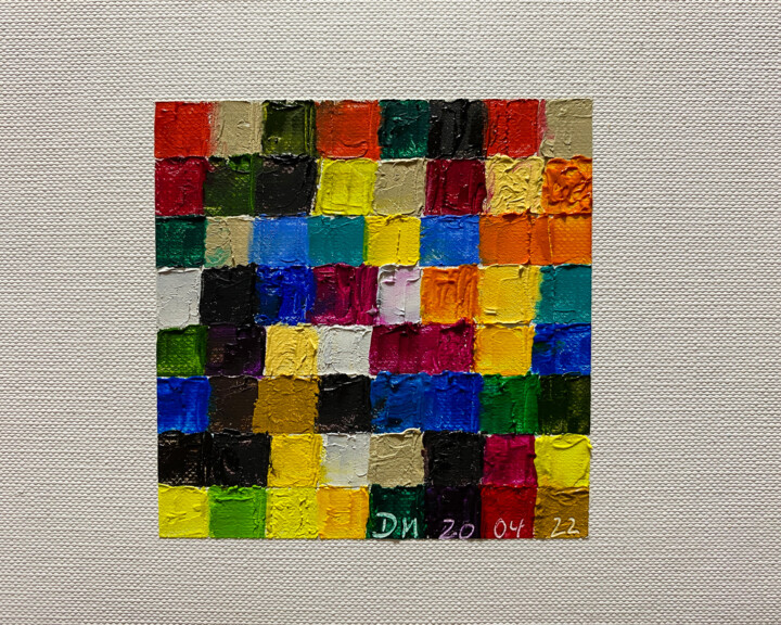 QUADRATA NR.88 绘画, 3.2x3.2 in