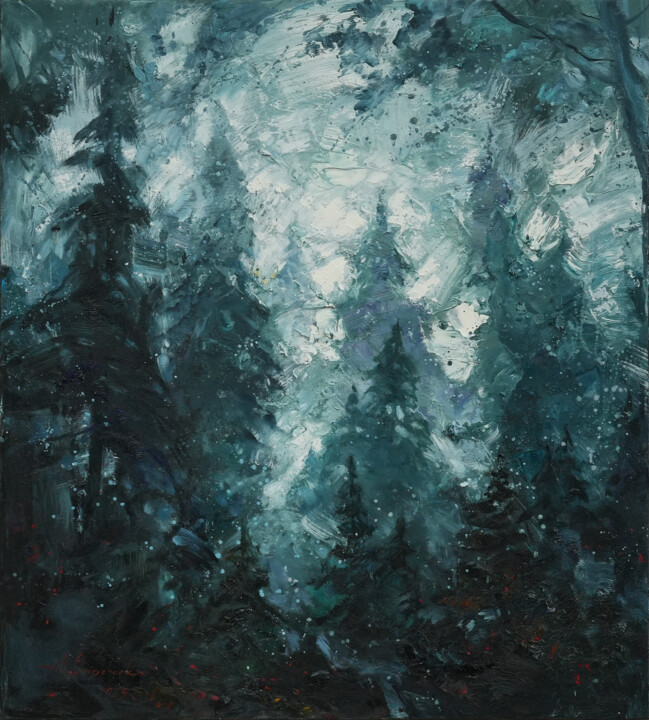 Shadows 绘画, 35.4x31.5 in