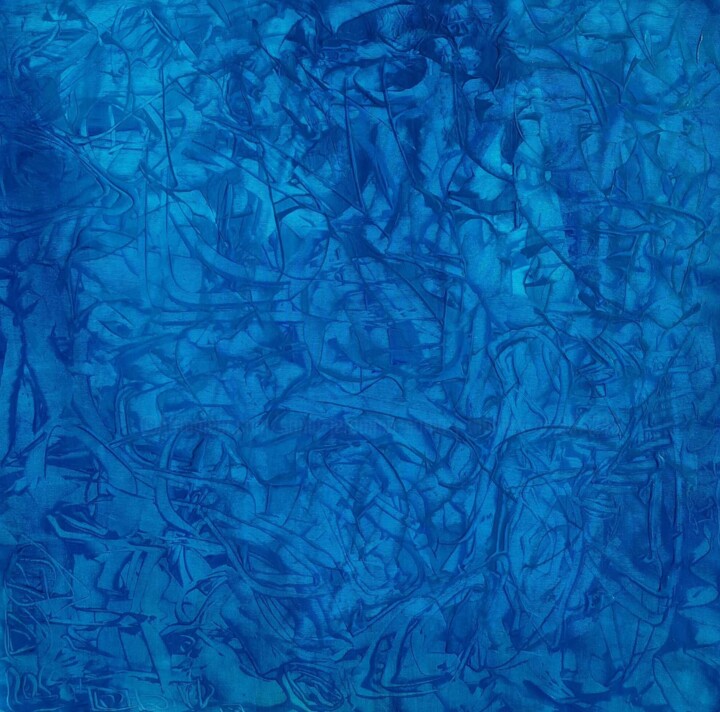 "SHE SEES BEYOND" 绘画, 31.5x31.5 in