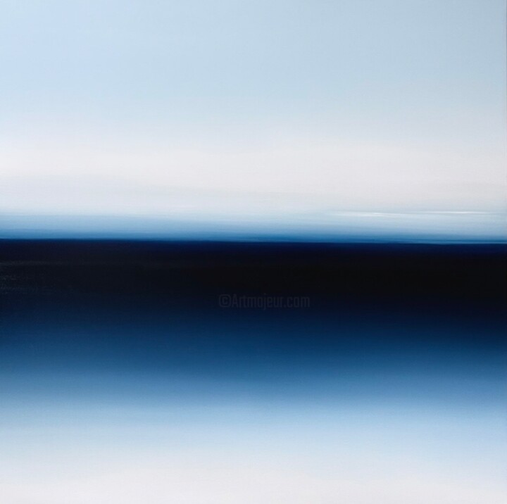 Painting titled "Horizon of Emotions…" by Larissa Uvarova, Original Artwork, Oil