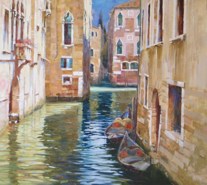 Venetian views. Картина, 35,4x39,4 in