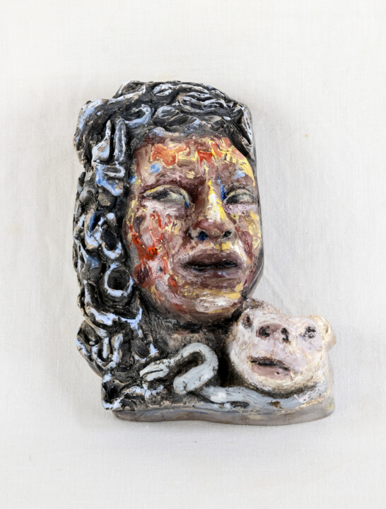 雕塑 标题为“C'est toujours l'hi…” 由Bruno Sentier (Assemblages), 原创艺术品, 树脂