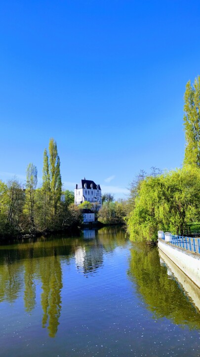 The beauty of castles in nature 사진, 16.5x9.4 in