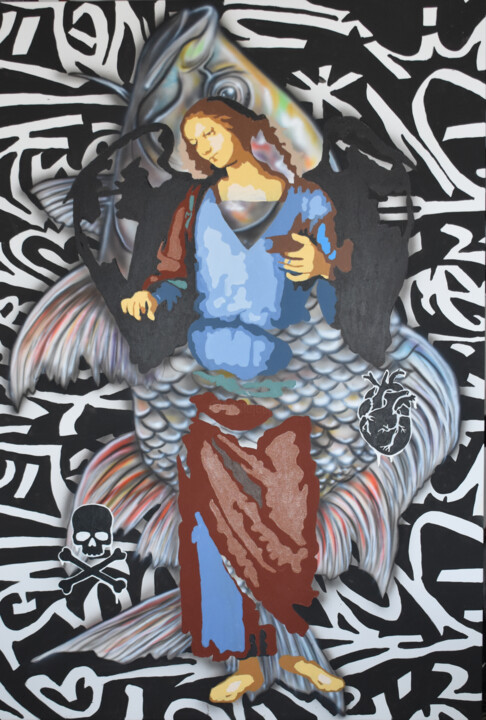 S.RAFFAELE ARCANGELO 绘画, 59.1x39.4 in