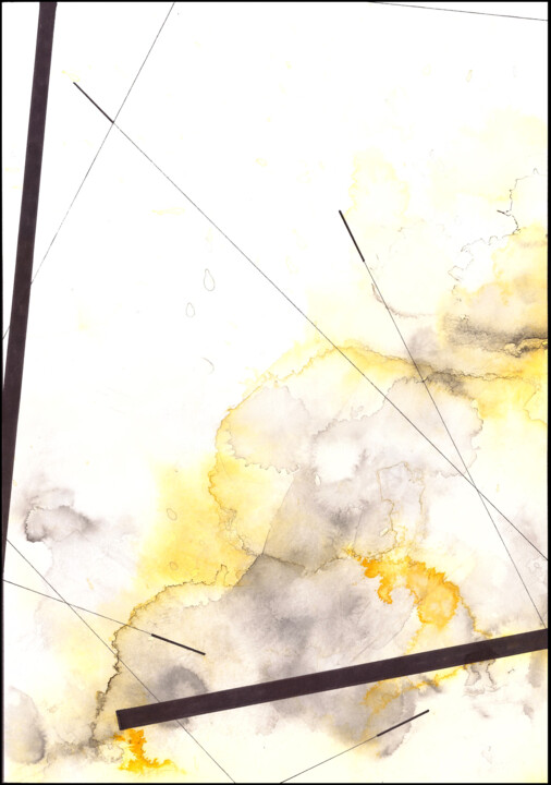 burst_256 图画, 13.7x9.6 in
