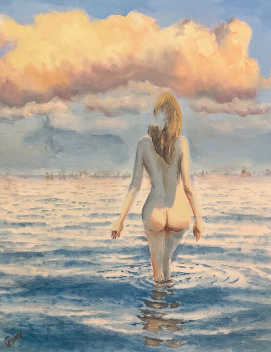 绘画,  17.7x14.6 in 