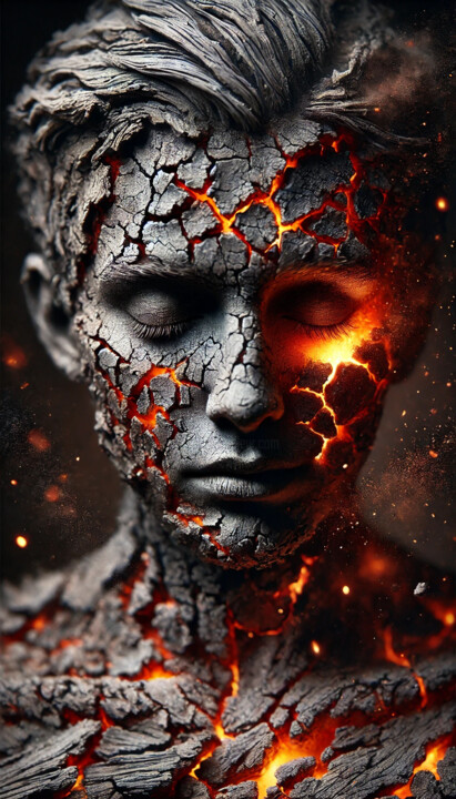 Elementar – Das Gesicht aus Feuer 数字艺术