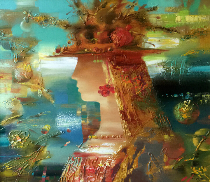 Summer 绘画, 25.6x29.5 in