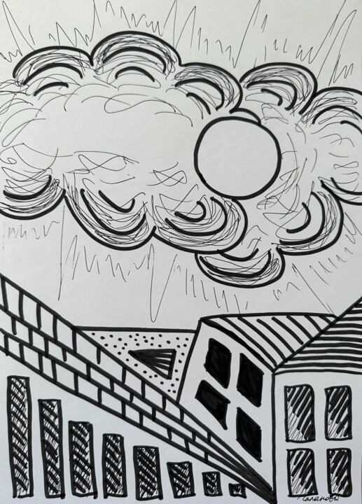 City in Lines 2 Resim, 11,4x8,3 in