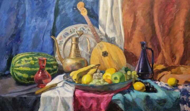 Song of the East 绘画, 23.6x39.4 in