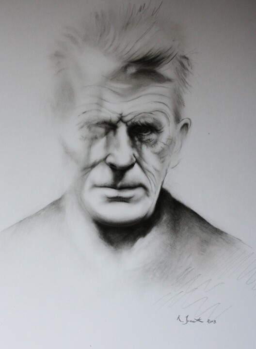 Dramma - (Samuel Beckhett) Resim, 18,9x11 in