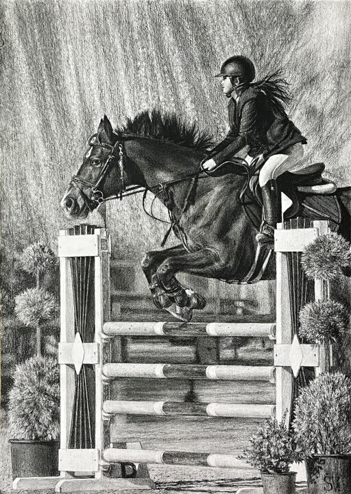 Le Saut de la Grâce 图画, 27.6x19.7 in