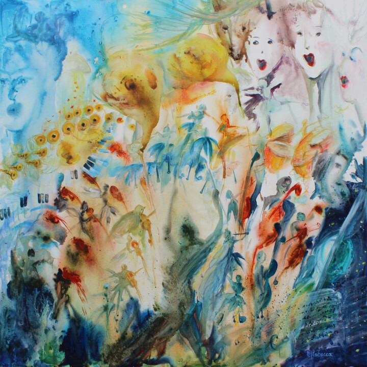 Symphonie des animaux 绘画, 39.4x39.4 in