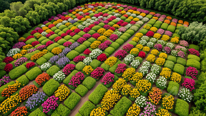 Dutch Garden 数字艺术, 35.4x55.1 in