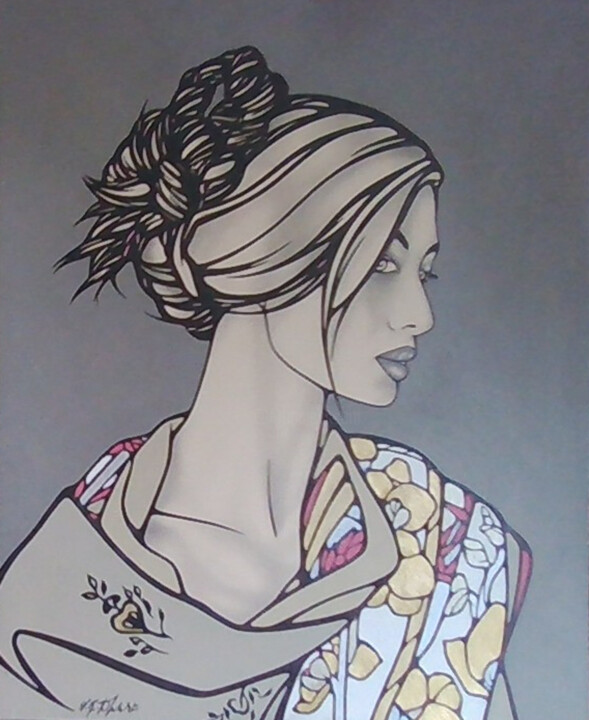 Yumi 图画, 11.8x9.5 in