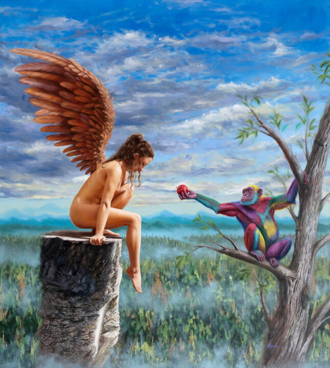 La Llegada Картина, 57,5x51,2 in
